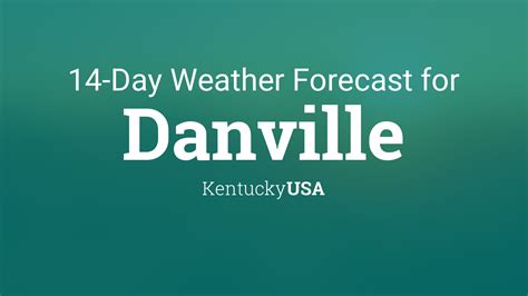 Radar & Satellite Image. . Danville ky weather forecast